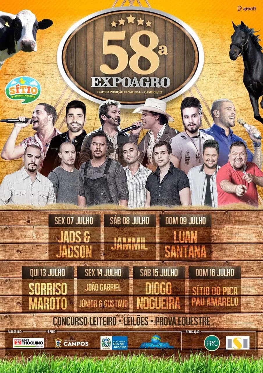 Folder da 58ª ExpoAgro, 2017