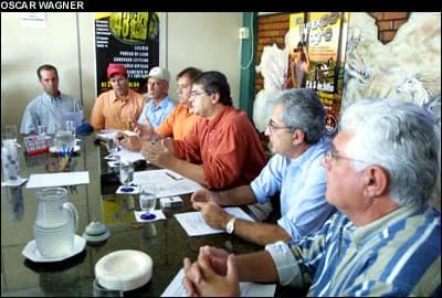 Coletiva de imprensa da 44ª exposição, em 2003