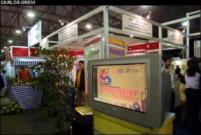 Estande do governo na exposição de 2003