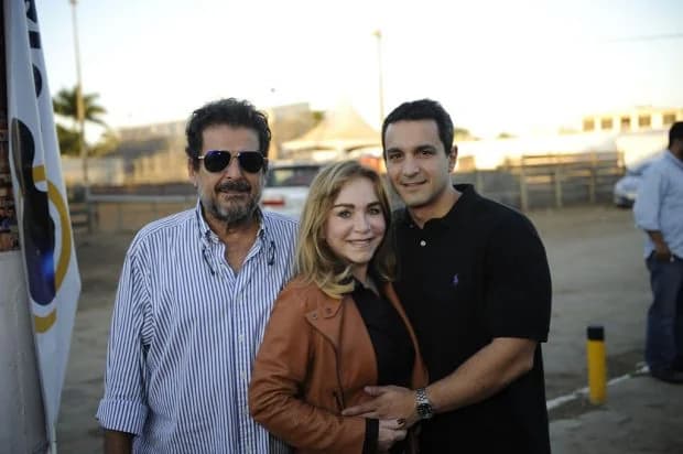 Família na inauguração do Pavilhão de Bovinos Hugo Aquino Filho, em 2016